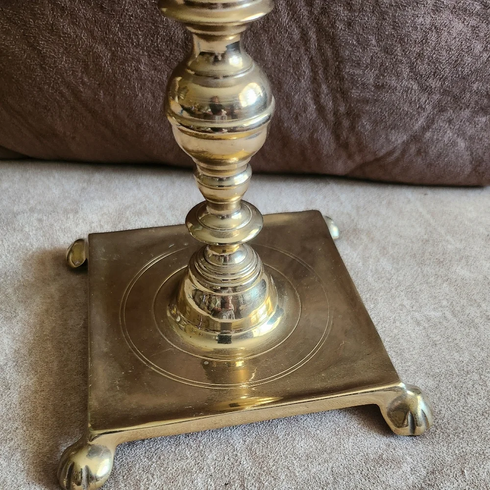 VTG Brass Candle Holder